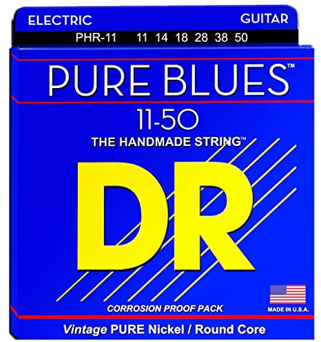 DR Pure Blues Nickel Electric Guitar Strings11-50
