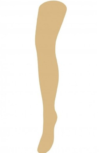 Girls 1 Pair Silky Dance Shimmer Full Foot Tights In 2 Colours - 9-11 Years - Light Toast
