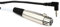HosaTech XVM-102F 2ft XLR3F to Right Angle 3.5mm TRS Microphone Cable