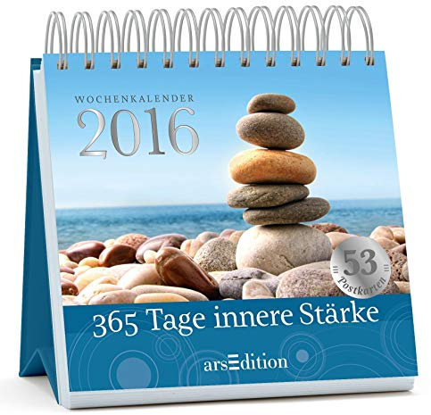 365 Tage innere Stärke 2016: Postkartenkalender