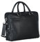 Leonhard Heyden Berlin Zipped Briefcase 2 Compartments Black