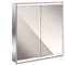 Emco Prime 2 LED-Lichtspiegelschrank, unterputz 60 cm, 2-türig, Rückwand Spiegel