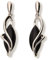 Echte 925 Silber OHRHÄNGER/OHRSTECKER mit Onyx, schwarz, SEHR EDEL !!!