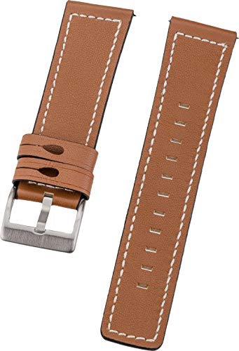 PETER JÄCKEL Armband 22mm Leather Brown