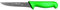 Starrett Professional Stainless Steel Kitchen Boning Knives - Wide Straight Profile - 6-inch (150mm) - Green Handle