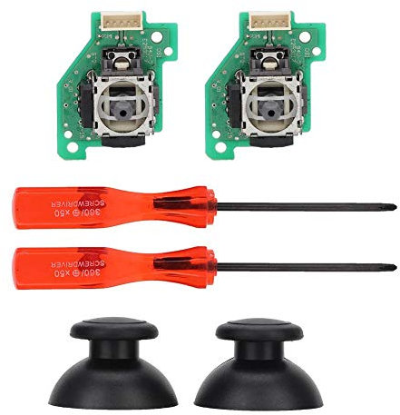Wendry Game Joystick, Module de capteur de Joystick analogique 3D de Remplacement fixé au Pouce pour WII U, Conception de Bouton de poignée Professionnelle