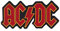 LipaLipaNa Ac Dc ACDC Red Gold Aufnäher Besticktes Patch zum Aufbügeln Applique