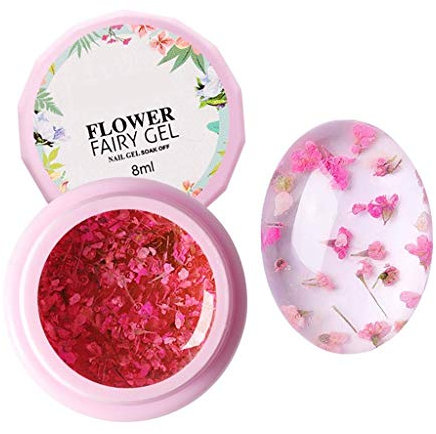 Natural Real Dried Flowers Fairy UV Soak Off Nail Gel Polish Nail DIY Tools - 5 (5#)