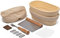 Kook Banneton Bread Proofing Set, Artisan Sourdough Bread Making Kit, 9.8 Inch Rattan Baskets and Liners, Metal & Plastic, Scrapers, Scoring Lame & Case, 4 Extra Blades, Set of 2, Oval