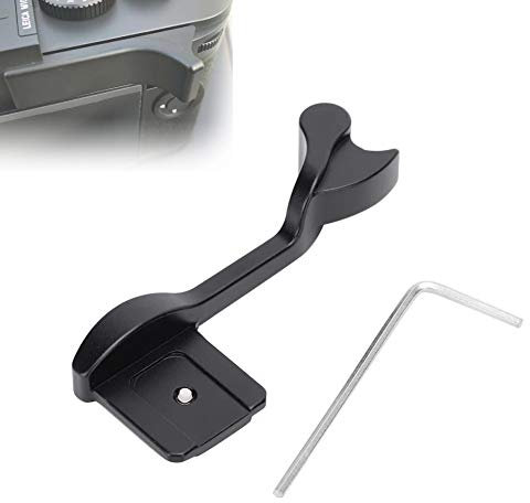 Plyisty Kamera Daumengriff, Aluminiumlegierung Daumen hoch Handgriff Hot Shoe Cover, für Q spiegellose Kamera