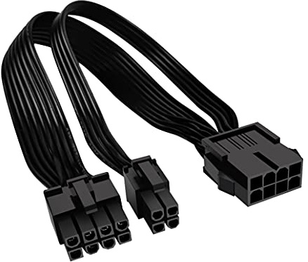 JZYMOD EPS12V CPU 8 Pin Female to CPU ATX 8 Pin and ATX 4 Pin Male Power Supply Extension Cable