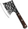 Fubinaty 6 Zoll Hackmesser Handgefertigtes geschmiedetes Hacken von Knochenmesser Verdickt Heavy Duty Metzgermesser Kohlenstoffstahl Kochmesser mit Holzgriff
