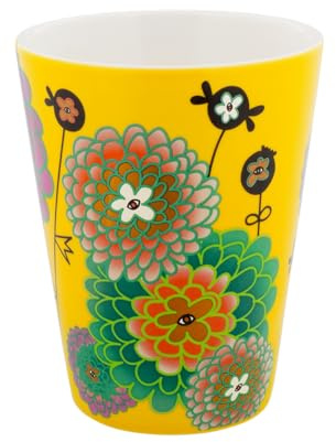 Pylones, 2 Kaffeebecher 45 cl - Maxi Cup Dahlia aus China
