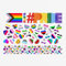 40 x Pride Stickers for Laptop Water Bottle Phone Journal - Gay Pride Accessories with Progress Flag Sticker and Pride Rainbow Hearts