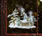 wolga-kreativ Fenster Fensterbilder Glasdekorfolie Motiv Fensterfolie FenstertattooWinter Weihnachten Advent Haus Wald Aufkleber Fenster wiederverwendbar Kinderzimmer Deko