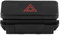 Tbest Interrupteur Warning 12V, Bouton Warning E39, Z3, 2002 530I, Commutateur De Feux D'Avertissement D'Urgence Noir, Tactile, ON-OFF, IP54, 1 Voie, 1 Position, Montage Encastré, Plastique, 1 Unité