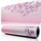 600x300 Large Gaming Mouse Pad Mat with Stitched Edge Non-Slip Rubber Base Washable Resilient for Office Computers Laptop Desk Table Mouse Pads Mats Accessory (Pink Flowers) (L)