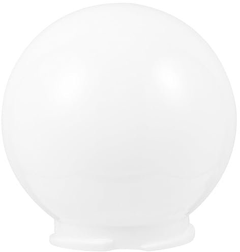 DOITOOL Ceiling Fan Lamp Replacement Clear Acrylic Lamp Post Globes for Light Fixtures 12cm Acrylic Replacement Globe Shade Ball Shade Cover Sphere for Pendant Light