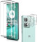 Holilo Para Motorola Edge 40 Neo [2+2 Piezas] Protector de Pantalla Cristal Templado + Protector cámara, 9H Dureza HD Vidrio Templado Anti-Arañazos Sin Burbujas Glass Screen Protector