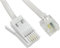 J&S UNIVERSE RJ11 to BT Socket Cable, RJ11 Telephone Cable Lead 4 Pin Wire 6P4C ADSL Modem Phone Plug Male Broadband Cable, Extension Lead for Landline, Modem, Fax, Dial-up- 5 meter