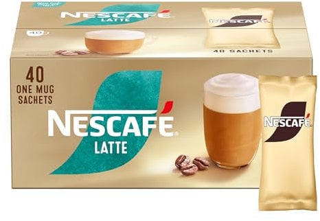 Nescafé Latte Instant Coffee Sachets - 40 X 18G