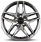 4x Borbet Felgen Alufelgen Z 7.5x18 ET50 5x112 mistral anthracite glossy polished kompatibel mit Skoda Octavia Superb Yeti