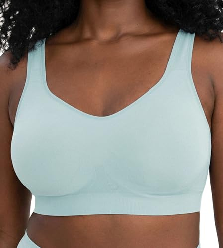 Conturve Bras for Women Wire Free Bra Adjustable Shaper Bra (Cups AA-FF) +with Extra Bra Extender Offers Back Support