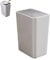 9L Bathroom Bin,Slim Bin for Bedroom,Dog Proof Bathroom Bin with Lid,Trash Can Narrow Bedroom Bin with Lid,Touch Top Toilet Bin,Plastic Thin Bin for Office,Living Room,Kitchen,Toilet,Room (Grey)