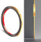 JUNART 600cm×1cm Moulure Murale en Acier Inoxydable, à Décoller et à Coller, Garniture Métallique Autocollante Flexible Pour Cheminées, Cadres de Miroir, Murs, Plafonds, Sols, Carrelages (Or)
