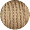 DC VOLTAGE 3 Core Twisted Electrical Cable 3m Antique Twisted Flex Braided Cable Lighting Lamp Vintage 10ft Flex Textile Cable Vintage Fabric Covered Cable (Light Gold)