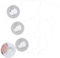 60 Stück Selbstklebende NFC Tags Blank White Card NFC Stickers NFC Tag Sticky NFC Sticker Chip Ntag 215 Tag Wiederbeschreibbare runde NFC Karte Kompatibel mit NFC Fähigen Mobiltelefonen