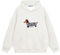 Aelfric Eden Hoodie Herren Oversize Kapuzenpullover Langarm Sweatshirt Y2K Hoody mit Kapuze Basic Kapuzen Pullover Vintage Hooded mit Muster Unisex Sport Oberteile Streetwear Weiß, M