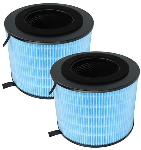 vhbw 2X Luftilter Ersatz für Philips FYM220/30 für Luftreiniger - Kombifilter Aktivkohle + Schwebstofffilter