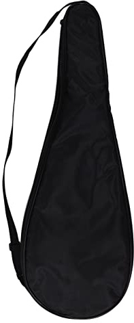 Squash-Tasche, Squash-Schläger-Abdeckung, leichte, gepolsterte Schläger-Tragetasche mit verstellbarem Schultergurt (Black)
