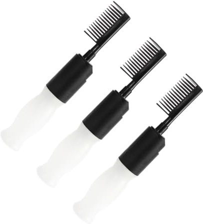Ipetboom 3stücke Teiliges Nachfüllbare Haarfärbe-flaschen Mit Wurzelkamm- Für Salon Und Zuhause Praktische Haarfärbe-behälter Für Auftragen Und Reinigen
