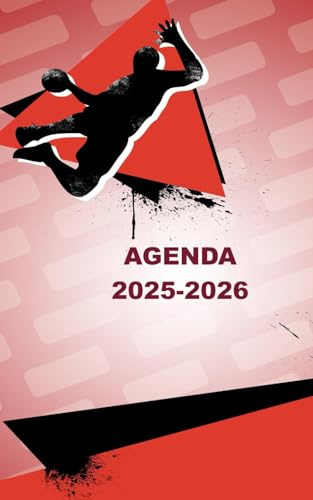 AGENDA 2025 2026: Planificateur scolaire handball ( Septembre 2025 / Juillet 2026 ) pour étudiant, lycée, collège, primaire Une page un jour format A5