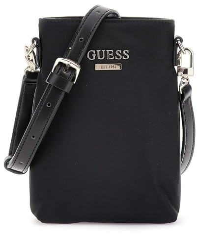 GUESS cross body bag phone pouch Follie Travel Chit Chat Phone Bag Black