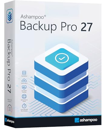 Backup Pro 27 - Datensicherung Programm, Rettung bei Malware-Befall, defekter Festplatte oder Windows Crashes - kompatibel mit Windows 11, 10