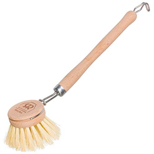 Redecker washing-up brush, hard fibre, diameter 4.0 cm.