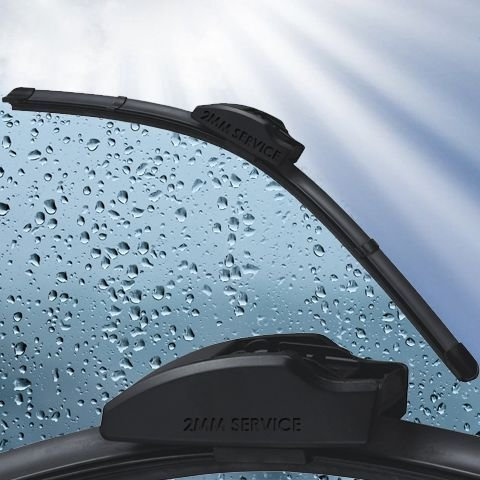 2MM Service für Seat Ibiza IV 4 (Typ 6J) ab 2008 Scheibenwischer Set 40cm/60cm mit Adapter