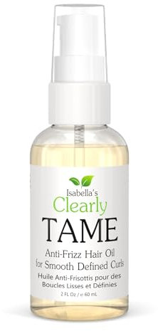 Clearly TAME Anti-Frizz Haaröl - Natürliches Serum für Glattes, Frizz-freies Haar mit Rizinus und Rosmarin, Sulfatfrei, Für Lockiges, Krauses, Trockenes Haar