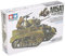 Tamiya 300035313 WWII US M5A1 Leicht Panzer - Tanque de la 2 Guerra Mundial en Miniatura con mortero y 4 Figuras (Escala 1:35)