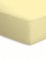 schlafgut Mako-Jersey Basic Spannbetttuch, Baumwolle, Kamille, 200 x 200 cm