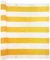 jarolift Balkonbespannung Basic, Balkon Sichtschutz Windschutz Sonnenschutz Balkon-Verkleidung, Atmungsaktiv, 300 x 90cm (16 Ösen) Gelb - Weiß