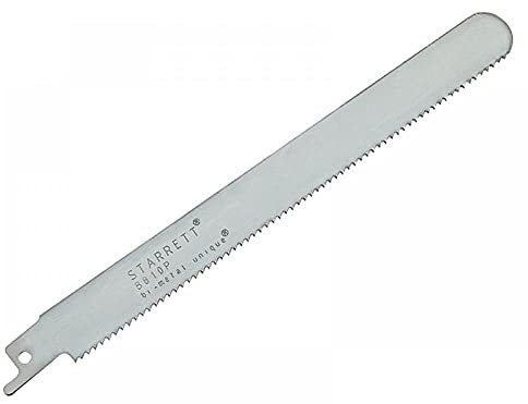 Starrett Reciprocating Saber Saw Blades for Pallet Dismantling & Repairs - 10tpi - 200mm/8-inch - Pack of 250 Blades