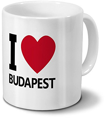 digital print Städtetasse Budapest - Design I Love Budapest