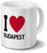 digital print Städtetasse Budapest - Design I Love Budapest