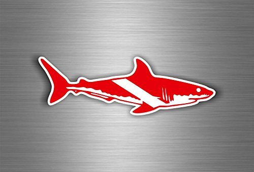 Akachafactory Selbstklebend Sticker Flagge Auto Moto Club Taucher 25 Metern Scuba Hai