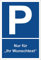 Melis Folienwerkstatt Schild – Nur für Ihr Wunschtext – Parkplatzschild Parken – S00271-30x20cm, Aufkleber