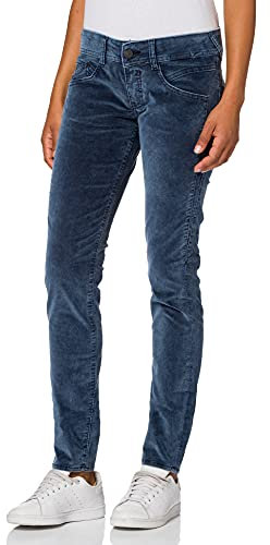 Herrlicher Damen Gila Slim Jeans, Blau (Bliss 634), W27/L32
